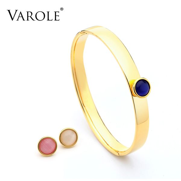 varole 3 colors replaceable opal set cuff bracelets bangles for women gold color minimalist bangle fashion jewelry
varole 3 colors replaceable opal set cuff bracelets bangles for women gold color minimalist bangle fashion jewelry