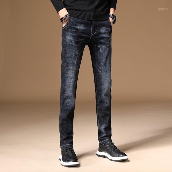 2020 men's new regular fit casual elastic fashion jeans stretch thick denim soft pants trousers autumn winter1, Blue
2020 men's new regular fit casual elastic fashion jeans stretch thick denim soft pants trousers autumn winter1, Blue