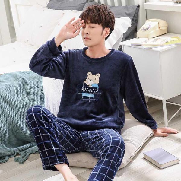 cute cartoon thick warm flannel pajama sets for men 2020 winter long sleeve coral velvet pyjama male homewear loungewear clothes1, Black;brown
cute cartoon thick warm flannel pajama sets for men 2020 winter long sleeve coral velvet pyjama male homewear loungewear clothes1, Black;brown