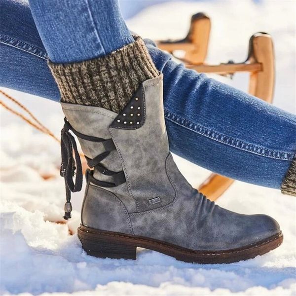 women boots ankle brand fashion casual winter snow boots platform ladies female shoes woman #fo9d, Black
women boots ankle brand fashion casual winter snow boots platform ladies female shoes woman #fo9d, Black