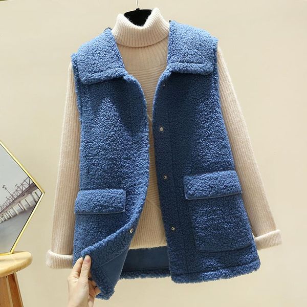 women's vests 2021 loose lamb wool winter vest jacket female fur one-piece waistcoat spring and autumn korean, Black;white
women's vests 2021 loose lamb wool winter vest jacket female fur one-piece waistcoat spring and autumn korean, Black;white