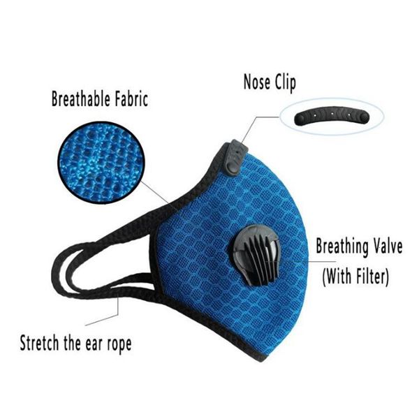 factory valve cycling face masks breathing with double pm2.5 dustproof anti-fog sport running mask washable designer masks yya333
factory valve cycling face masks breathing with double pm2.5 dustproof anti-fog sport running mask washable designer masks yya333