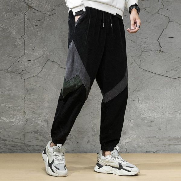 autumn winter newly fashion men jeans loose fit spliced designer casual corduroy cargo pants streetwear hip hop joggers trousers, Blue
autumn winter newly fashion men jeans loose fit spliced designer casual corduroy cargo pants streetwear hip hop joggers trousers, Blue