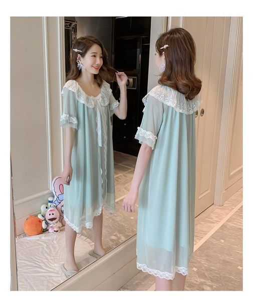 2020 nightgown for women's summer 100% cotton short sleeves lovely sweet fairy court princess style nightdress casual homewear1, Black;red
2020 nightgown for women's summer 100% cotton short sleeves lovely sweet fairy court princess style nightdress casual homewear1, Black;red