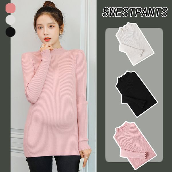 pregnant women's bottoming shirt 2020 new autumn and winter clothing trend thickening with half high collar sweater for, White
pregnant women's bottoming shirt 2020 new autumn and winter clothing trend thickening with half high collar sweater for, White
