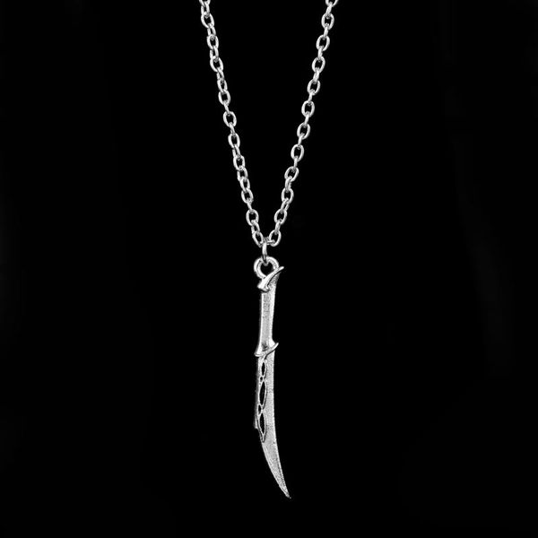 dongsheng fashion jewelry lotr the h obbit bilbo baggins sword sting necklace the sword of frodo gift -30, Silver
dongsheng fashion jewelry lotr the h obbit bilbo baggins sword sting necklace the sword of frodo gift -30, Silver