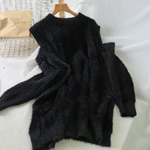 2019 new fashion women's clothing autumn and winter long pullovers o-neck sweater women1, White;black
2019 new fashion women's clothing autumn and winter long pullovers o-neck sweater women1, White;black