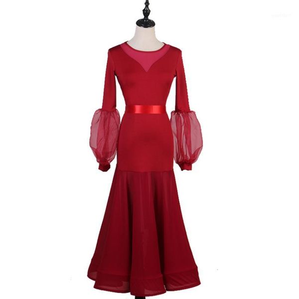 women's ballroom dance competition dresses waltz dress standard dance dresses with waist belt mesh bust big hem mesh lantern sle1, Black;red
women's ballroom dance competition dresses waltz dress standard dance dresses with waist belt mesh bust big hem mesh lantern sle1, Black;red