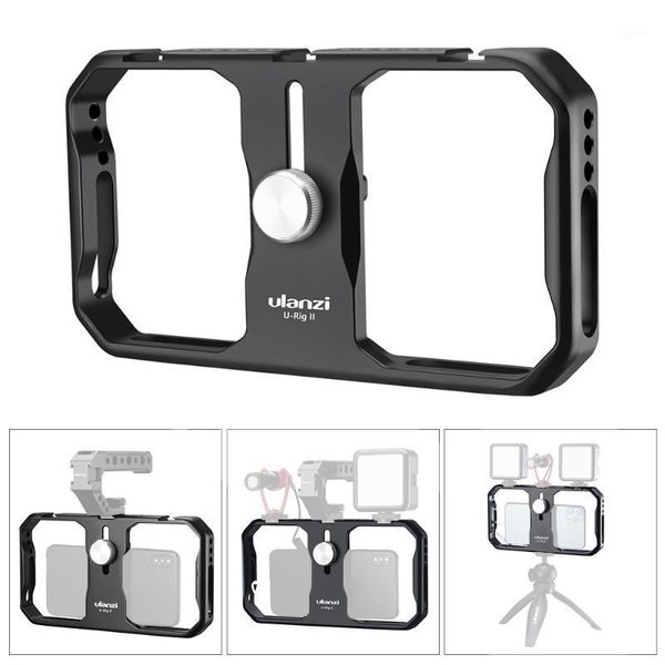 universal ulanzi u-rig ii metal video cage+cold shoe slots stabilizer stabilizing hand grip tripod mount for smartphone1
universal ulanzi u-rig ii metal video cage+cold shoe slots stabilizer stabilizing hand grip tripod mount for smartphone1