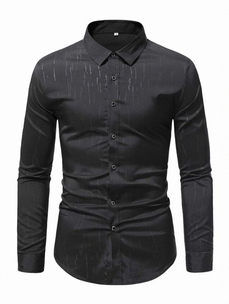 men solid button up shirt y8ql#, White;black
men solid button up shirt y8ql#, White;black