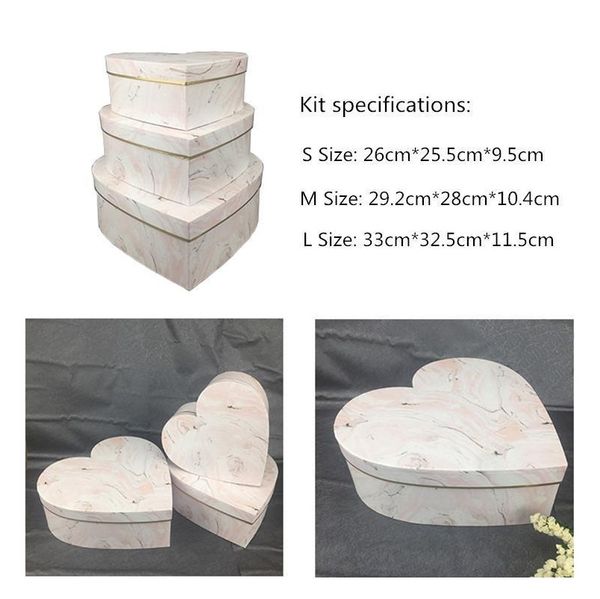 3pc/set 33cm florist boxes candy boxes heart shaped box roses packaging for gifts christmas flower gift jllpau sport77777
3pc/set 33cm florist boxes candy boxes heart shaped box roses packaging for gifts christmas flower gift jllpau sport77777