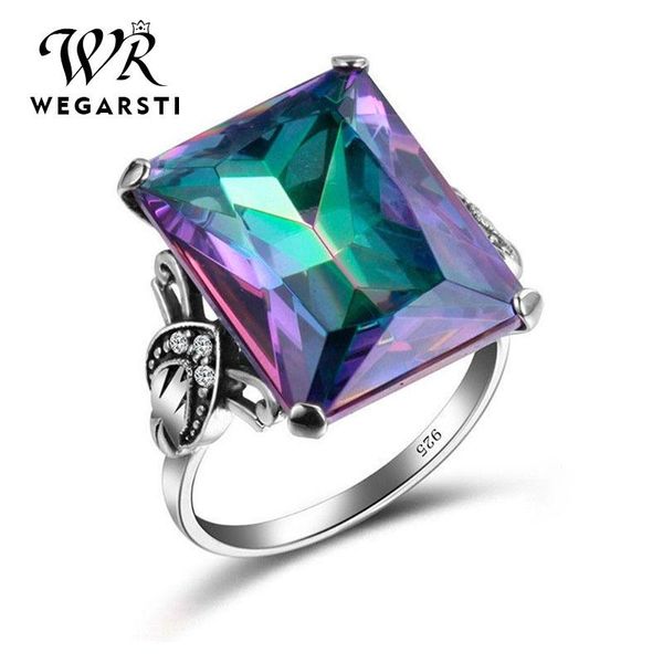 cluster rings wegarsti wedding engagement jewelry 925 sterling silver blue rainbow square z ring women female original fine, Golden;silver
cluster rings wegarsti wedding engagement jewelry 925 sterling silver blue rainbow square z ring women female original fine, Golden;silver