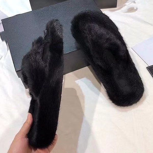 new-ladies mink fur slippers winter shoes mink hair flip flops fur warm and comfortable wear resistant flat slippers 35-40 with box, Black
new-ladies mink fur slippers winter shoes mink hair flip flops fur warm and comfortable wear resistant flat slippers 35-40 with box, Black