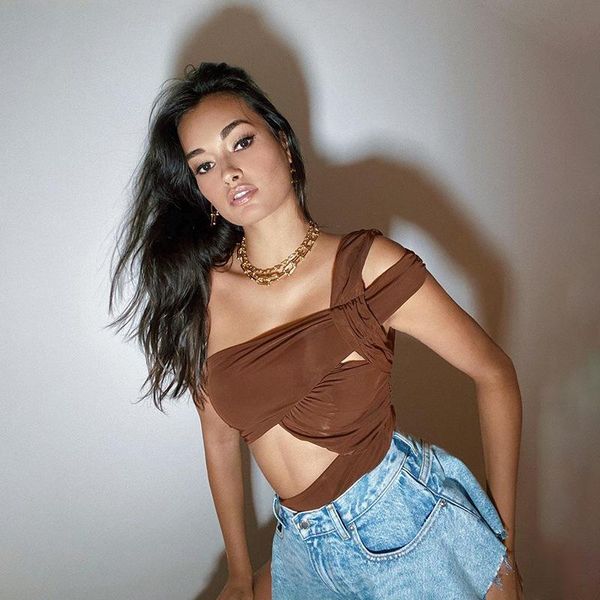 secret european and american style spring 2021 new women's sleeveless one-neck fashion halter slim one-piece ag30811, Black;white
secret european and american style spring 2021 new women's sleeveless one-neck fashion halter slim one-piece ag30811, Black;white