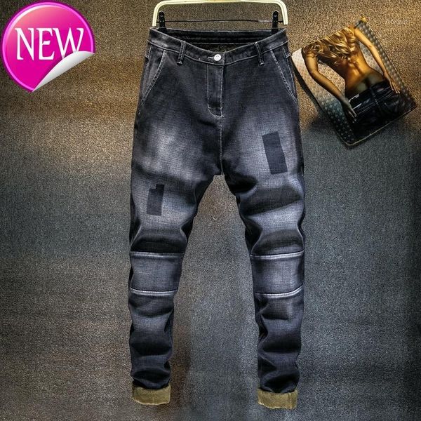 new 2020 winter men's warm biker jeans classic style fashion casual black blue denim thicken trousers male brand pants1
new 2020 winter men's warm biker jeans classic style fashion casual black blue denim thicken trousers male brand pants1