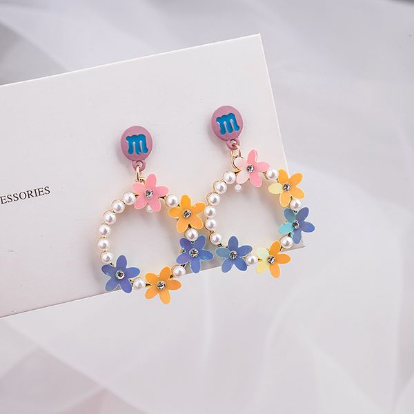 npkds romantic bridal earrings colored flowers pearl earrings cute wedding earrings girls favorite jewelry jewelry, Golden
npkds romantic bridal earrings colored flowers pearl earrings cute wedding earrings girls favorite jewelry jewelry, Golden