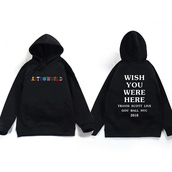 2018 travis scott astroworld wish you were here pullover hoodie and sweatshirt different size pls see the size chart, Black
2018 travis scott astroworld wish you were here pullover hoodie and sweatshirt different size pls see the size chart, Black