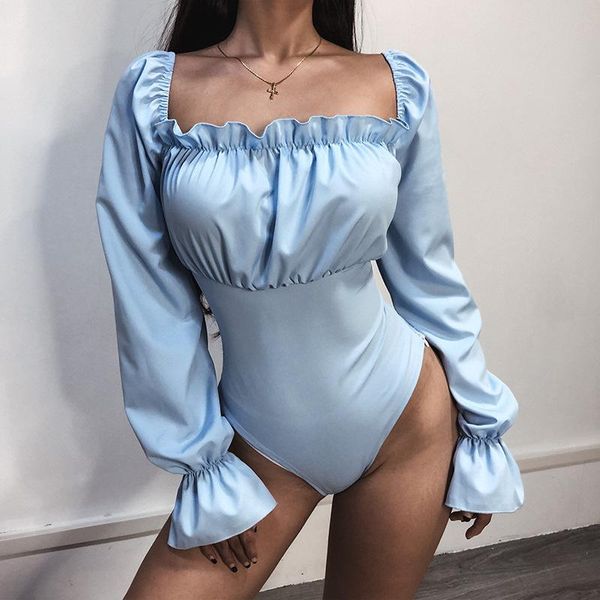 women's jumpsuits & rompers ahvit petal sleeve elegant lady bodysuits square collar long skinny romper party nightclub women catsuits h, Black;white
women's jumpsuits & rompers ahvit petal sleeve elegant lady bodysuits square collar long skinny romper party nightclub women catsuits h, Black;white