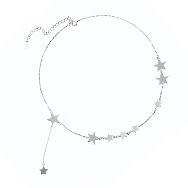 real s925 pentacle pendant fine jewelry necklace five star pendants chain fashion accessories jewel women q1209, Bronze;silver
real s925 pentacle pendant fine jewelry necklace five star pendants chain fashion accessories jewel women q1209, Bronze;silver