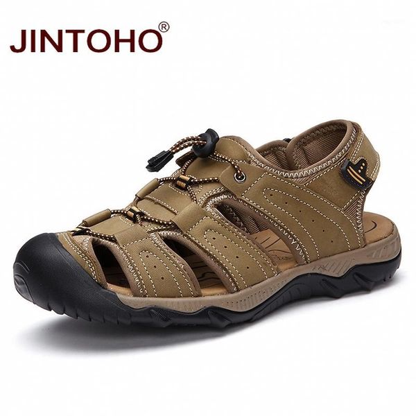 jintoho sandal men sandals summer genuine leather sandals men outdoor shoes leather shoes big plus size1, Black
jintoho sandal men sandals summer genuine leather sandals men outdoor shoes leather shoes big plus size1, Black