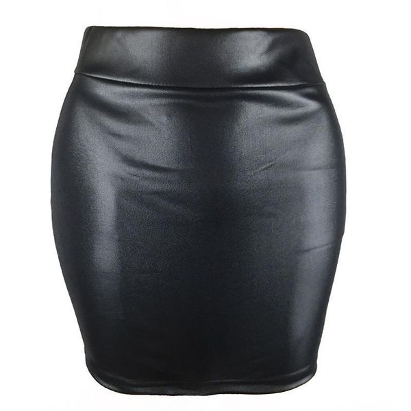 s-xxxl women pu leather short skirt solid color high waist slim hip pencil skirts vintage bodycon skirt clubwear, Black
s-xxxl women pu leather short skirt solid color high waist slim hip pencil skirts vintage bodycon skirt clubwear, Black