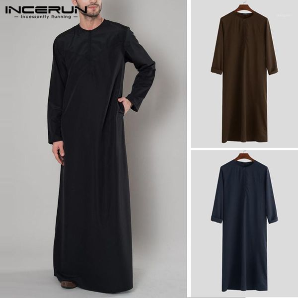 incerun islamic arabic muslim kaftan men long sleeve zipper loose abaya robes saudi arabia dubai jubba thobe men clothes 20201, Red
incerun islamic arabic muslim kaftan men long sleeve zipper loose abaya robes saudi arabia dubai jubba thobe men clothes 20201, Red