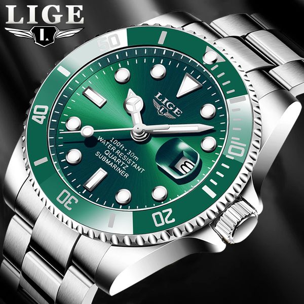 lige mens watches brand luxury fashion business watch men's stainless steel waterproof wristwatch relogio masculino+box 201119, Slivery;brown
lige mens watches brand luxury fashion business watch men's stainless steel waterproof wristwatch relogio masculino+box 201119, Slivery;brown