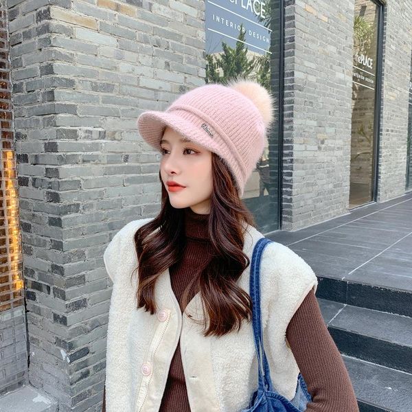 autumn and winter korean style women's fur hat knitted windproof warm-keeping and cold-proof all-matching hat, Blue;gray
autumn and winter korean style women's fur hat knitted windproof warm-keeping and cold-proof all-matching hat, Blue;gray