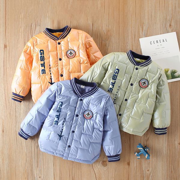 inner liner boy 2020 new luminous down jacket autumn and winter baby foreign style children's wear, Blue;gray
inner liner boy 2020 new luminous down jacket autumn and winter baby foreign style children's wear, Blue;gray
