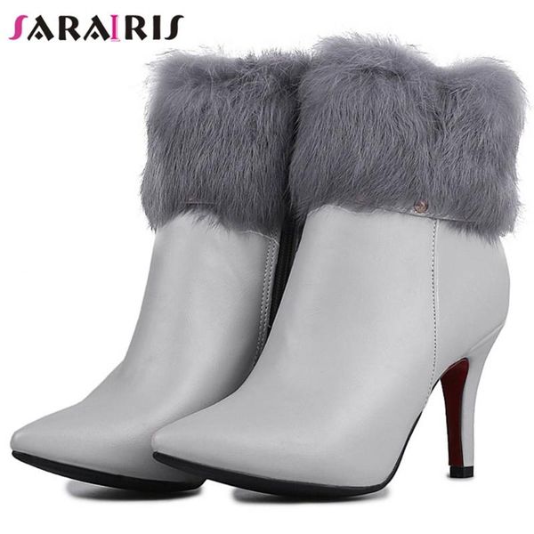 sarairis plus size 33-47 mature faux fur boots ladies pointed toe ankle boots women 2020 winter high heels shoes woman, Black
sarairis plus size 33-47 mature faux fur boots ladies pointed toe ankle boots women 2020 winter high heels shoes woman, Black