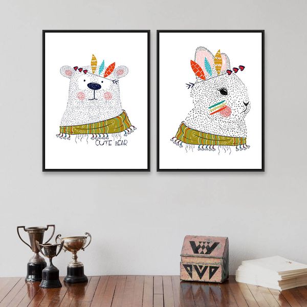 nordic style cute animal cartoon canvas painting poster girl room decoration painting living room painting no frame
nordic style cute animal cartoon canvas painting poster girl room decoration painting living room painting no frame