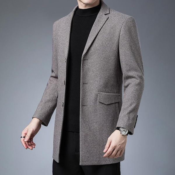 men's wool & blends arrival super large woolen coat men windbreaker overcoat youth fashion thick casual single breasted plus size mlxl2, Black
men's wool & blends arrival super large woolen coat men windbreaker overcoat youth fashion thick casual single breasted plus size mlxl2, Black