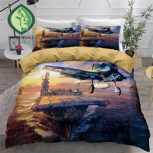 helengili 3d bedding set aircraft print duvet cover set bedclothes with pillowcase bed home textiles #fj071
helengili 3d bedding set aircraft print duvet cover set bedclothes with pillowcase bed home textiles #fj071