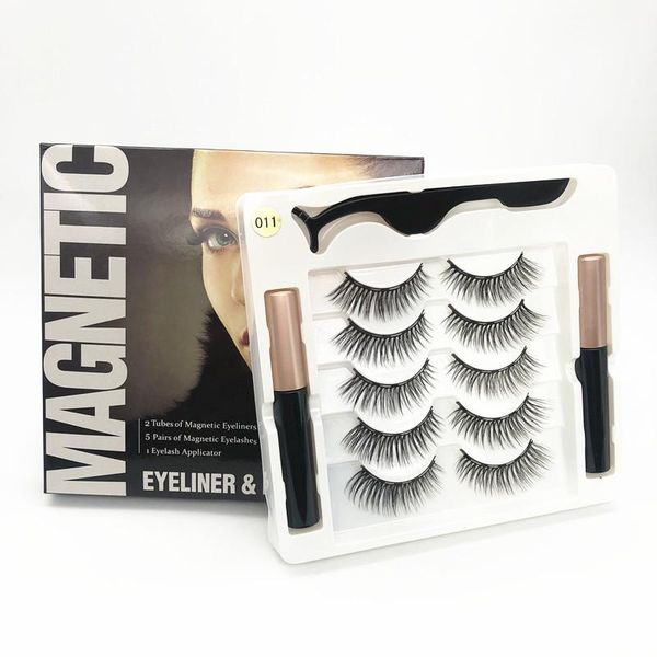false eyelashes 5 pairs of magnetic eyelashes, natural magnets, 2 eyeliner + tweezers, eyelash gift box.
false eyelashes 5 pairs of magnetic eyelashes, natural magnets, 2 eyeliner + tweezers, eyelash gift box.