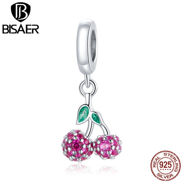bisaer small cherries 925 sterling silver shiny zircon charms pendant fit diy bracelet fresh fruit beads jewelry efc401 q1214, Bronze;silver
bisaer small cherries 925 sterling silver shiny zircon charms pendant fit diy bracelet fresh fruit beads jewelry efc401 q1214, Bronze;silver
