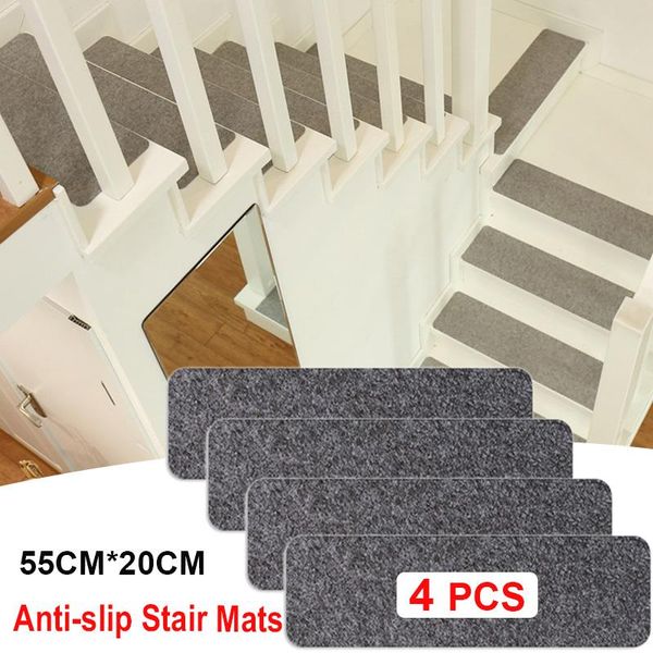 4pcs stairway foot rugs carpets self-adhesive anti slip stair mats rectangle soft step stair entrance mat pad 55x20cm
4pcs stairway foot rugs carpets self-adhesive anti slip stair mats rectangle soft step stair entrance mat pad 55x20cm