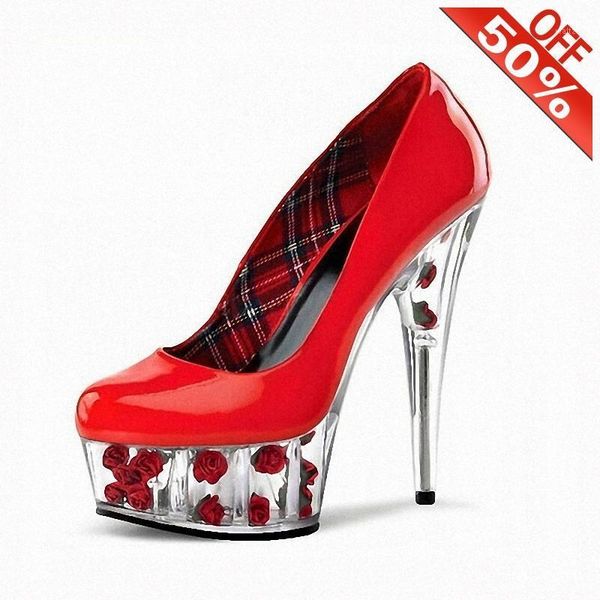 fashion flower crystal patent leather shallow round toe pumps 15cm thin heels 6 inches sweet concise elegant novelty models1, Black
fashion flower crystal patent leather shallow round toe pumps 15cm thin heels 6 inches sweet concise elegant novelty models1, Black