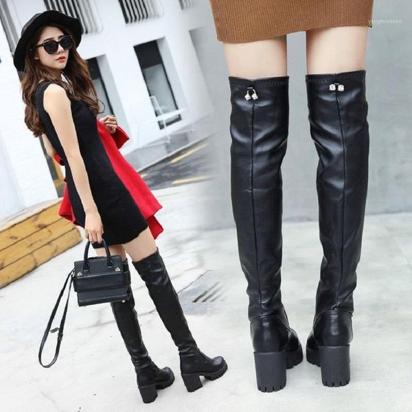 round head over the knee boots women 2019 autumn and winter new europe and the united states with thick with thin high boots1, Black
round head over the knee boots women 2019 autumn and winter new europe and the united states with thick with thin high boots1, Black