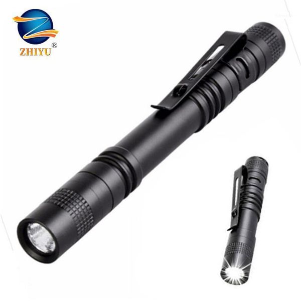 flashlights torches zhiyu mini portable led pen light 1 mode fixed focus torch lamps campig walking hiking lantern1
flashlights torches zhiyu mini portable led pen light 1 mode fixed focus torch lamps campig walking hiking lantern1