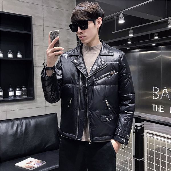 inverno homens jaqueta masculina cor slida gola em v engrossar quente para baixo parkas casaco casual do homem outwear, Black
inverno homens jaqueta masculina cor slida gola em v engrossar quente para baixo parkas casaco casual do homem outwear, Black
