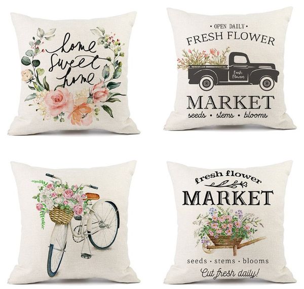 cartoon truck bicycle pillow cover spring theme linen printing pillow case sofa cushion cover no fillings 45*45cm
cartoon truck bicycle pillow cover spring theme linen printing pillow case sofa cushion cover no fillings 45*45cm