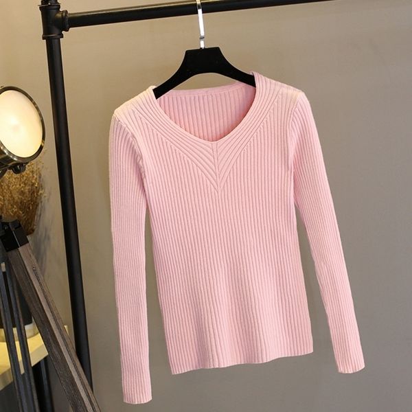 thick warm ribbed knitted women sweater autumn winter pullover sweater high elasticity v-neck soft female jumper y200116, White;black
thick warm ribbed knitted women sweater autumn winter pullover sweater high elasticity v-neck soft female jumper y200116, White;black