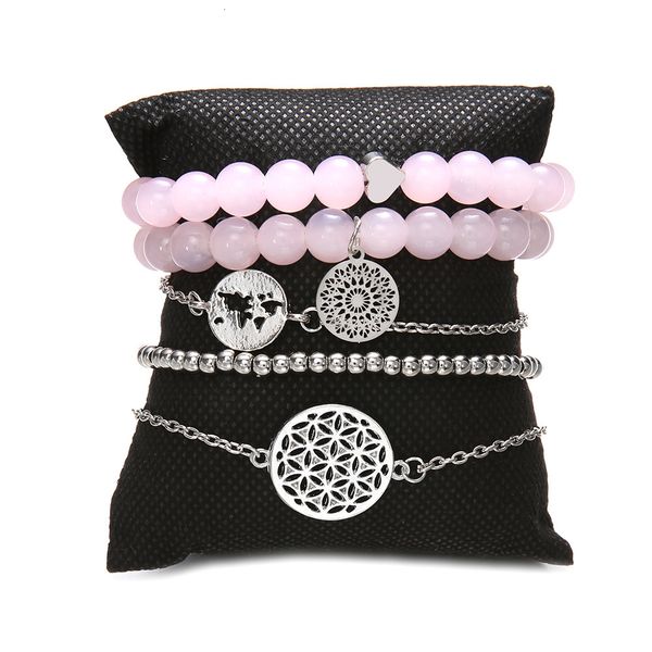 set s1593 fashion jewelry 5pcs/set pink beads bracelets geometric hollowed chain bracelet, Golden;silver
set s1593 fashion jewelry 5pcs/set pink beads bracelets geometric hollowed chain bracelet, Golden;silver