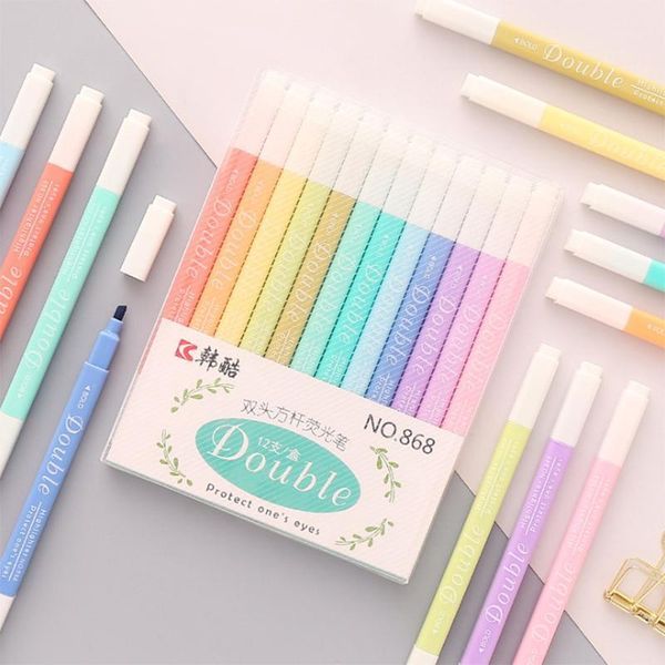 magic color highlighter pen set dual-side fluorescent erasable marker liner drawing art pen stationery office school1, Black;red
magic color highlighter pen set dual-side fluorescent erasable marker liner drawing art pen stationery office school1, Black;red
