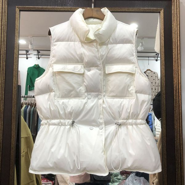 2020 new girly short windproof vest light white autumn duck no sleeves down jacket ldi4, Black
2020 new girly short windproof vest light white autumn duck no sleeves down jacket ldi4, Black