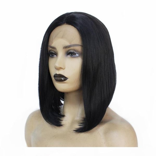 natural black short straight lace front wig middle part heat resistant fiber hair short bob synthetic wigs for women
natural black short straight lace front wig middle part heat resistant fiber hair short bob synthetic wigs for women