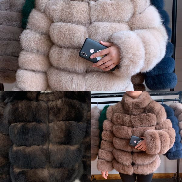 fashion 2020 europe women winter thick warm genuine coat lady luxurious jacket brand real fox fur overcoats cbaa, Black
fashion 2020 europe women winter thick warm genuine coat lady luxurious jacket brand real fox fur overcoats cbaa, Black