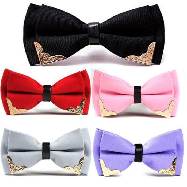 5pcs bow tie for men butterfly polyester bowknot business neckwear black white metal strips men's accessory party wedding office, Blue;purple
5pcs bow tie for men butterfly polyester bowknot business neckwear black white metal strips men's accessory party wedding office, Blue;purple