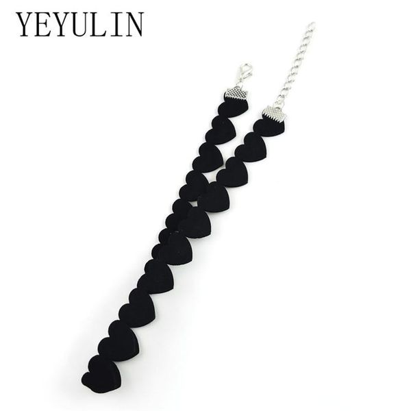 chokers fashion black velvet love heart choker necklace layer chockers vintage jewelry gothic for women collier femme, Golden;silver
chokers fashion black velvet love heart choker necklace layer chockers vintage jewelry gothic for women collier femme, Golden;silver