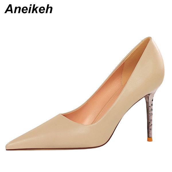 aneikeh new spring fashion pu basic women's pumps 2020 thin heels pointed toe party office ladies shoes botines mujer 35-41 c0129, Black
aneikeh new spring fashion pu basic women's pumps 2020 thin heels pointed toe party office ladies shoes botines mujer 35-41 c0129, Black
